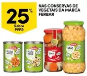 Oferta de Ferbar - Nas Conservas De Vegetais Da Marcaem Continente