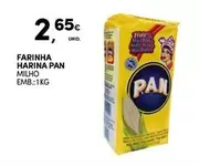 Oferta de PAN - Farinha Harina Pan Milho por 2,65€ em Continente