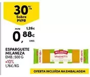 Oferta de Milaneza - Esparguete por 0,88€ em Continente