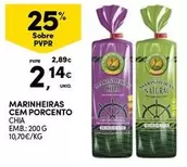 Oferta de Cem Porcento - Marinheiras por 2,14€ em Continente