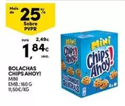 Oferta de Mini - Bolachas Chips Ahoy! por 1,84€ em Continente