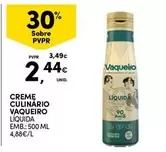 Oferta de Vaqueiro - Creme Culinario por 2,44€ em Continente