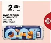 Oferta de Continente - Ovos De Solo por 2,39€ em Continente