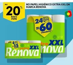 Oferta de Renova - No Papel Higiénico Extra Xxlem Continente