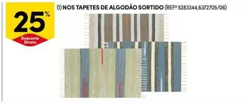 Oferta de Nos Tapetes De Algodão Sortidoem Continente