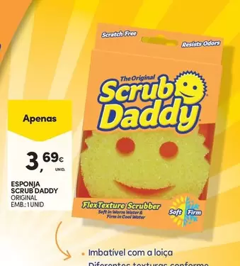 Oferta de Esponja Scrub O Daddy Original por 3,69€ em Continente