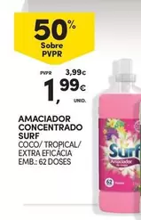 Oferta de Surf - Amaciador Concentrado por 1,99€ em Continente