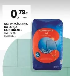 Oferta de Continente - Sal P/ Maquina Da Loica por 0,79€ em Continente