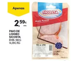 Oferta de Paio De Lombo por 2,59€ em Continente