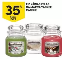 Oferta de Em Vérias Velas Da Marca Yankee Candleem Continente