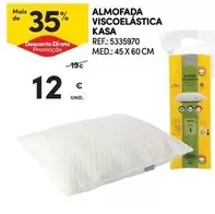 Oferta de Kasa - Almofada Viscoelastica por 12€ em Continente