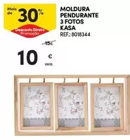 Oferta de Kasa - Moldura Pendurante 3 Fotos por 10€ em Continente