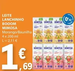 Oferta de Mimosa - Leite Lanchinho por 1,69€ em E.Leclerc