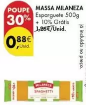 Oferta de Milaneza - Massa por 0,88€ em Pingo Doce