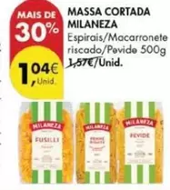 Oferta de Milaneza - Massa Cortada por 1,04€ em Pingo Doce