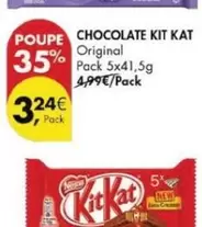 Oferta de Kit Kat - Chocolate por 3,24€ em Pingo Doce