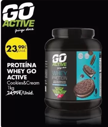 Oferta de Pingo doce - Proteína Whey por 23,99€ em Pingo Doce