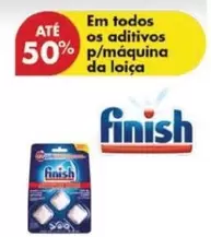 Oferta de Finish - Em Todos Os Aditivos P/maquina Da Loicaem Pingo Doce