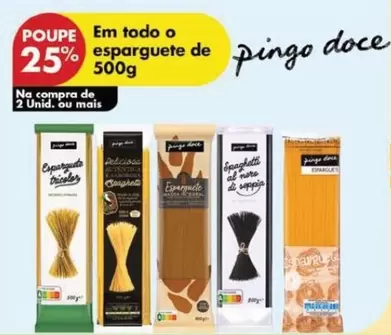 Oferta de Pingo doce - Em Todo O Espargueteem Pingo Doce