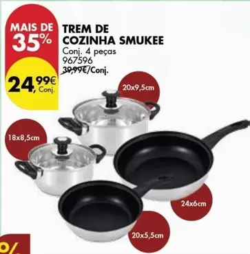 Oferta de Smukee - Trem De Cozinha por 24,99€ em Pingo Doce