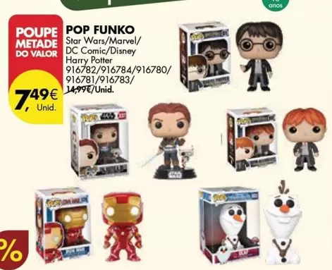 Oferta de Funko - Pop por 7,49€ em Pingo Doce