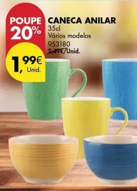 Oferta de Anilar - Caneca por 1,99€ em Pingo Doce