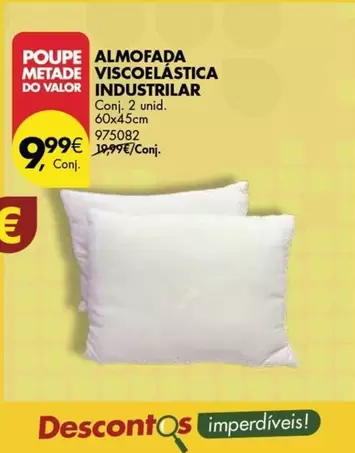 Oferta de Almofada Viscoelastica por 9,99€ em Pingo Doce