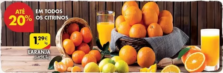 Oferta de Laranja por 1,29€ em Pingo Doce