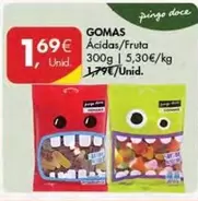 Oferta de Pingo doce - Gomas por 1,69€ em Pingo Doce