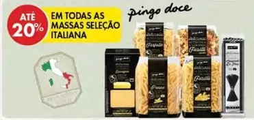 Oferta de As - Em Todas  Massas Selecao Italianaem Pingo Doce