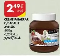 Oferta de Creme P/Barrar C/Cacau E Avelás por 2,49€ em Pingo Doce