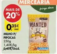 Oferta de Milho P/Pipocas por 0,35€ em Pingo Doce