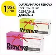 Oferta de Renova - Guardanapos por 1,35€ em Pingo Doce