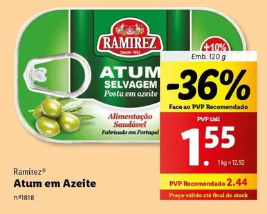 Oferta de Ramirez - Atum Em Azeite por 1,55€ em Lidl