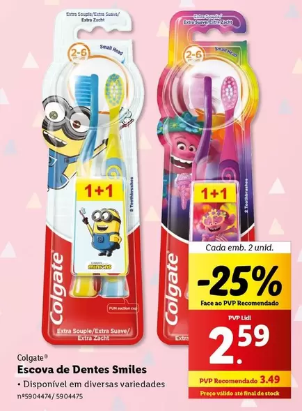 Oferta de Escova De Dentes por 3,49€ em Lidl