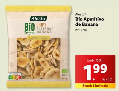 Oferta de Bio Aperitivo De Banana por 1,99€ em Lidl