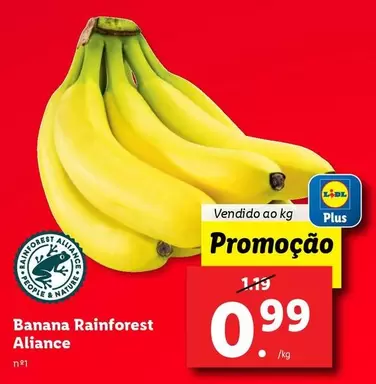 Oferta de Lidl - Banana Rainforest por 0,99€ em Lidl