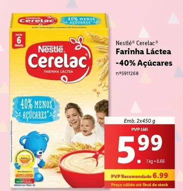 Oferta de Nestle - Farinha Lactea por 5,99€ em Lidl