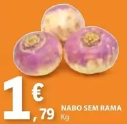 Oferta de Nabo Sem Rama por 1,79€ em E.Leclerc