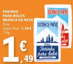 Oferta de Branca De Neve - Farinha Para Bolos por 1,49€ em E.Leclerc