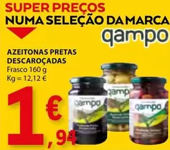 Oferta de Azeitonas Pretas Descarizadas por 1,94€ em E.Leclerc