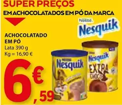 Oferta de Nesquik - Achocolatado Em Po por 6,59€ em E.Leclerc