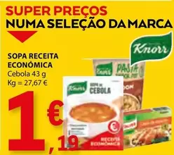 Oferta de Knorr - Sopa Receita Econômica por 1,19€ em E.Leclerc