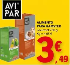 Oferta de Gourmet - Alimento Para Hamster por 3,49€ em E.Leclerc