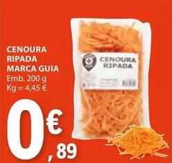 Oferta de Marca Guia - Cenoura Ripada por 0,89€ em E.Leclerc