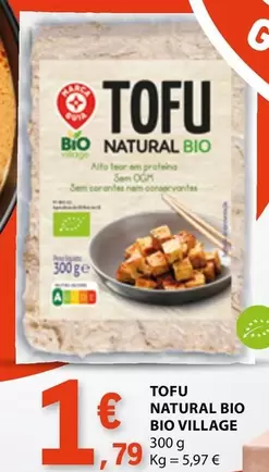 Oferta de Bio - Tofu Natural Bio Bio por 1,79€ em E.Leclerc