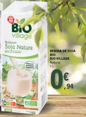 Oferta de Bio - Bebida De Soja Bio por 0,94€ em E.Leclerc