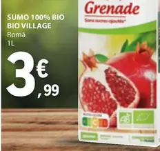 Oferta de Bio - Sumo 100% Bio Bio Village por 3,99€ em E.Leclerc