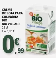 Oferta de Bio - Creme De Soja Para Culinária Bio por 0,99€ em E.Leclerc