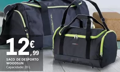 Oferta de Saco De Desporto Woodsun por 12,99€ em E.Leclerc